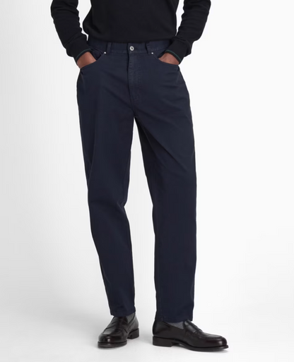 Washed Stretch Twill Regular Fit Trouser