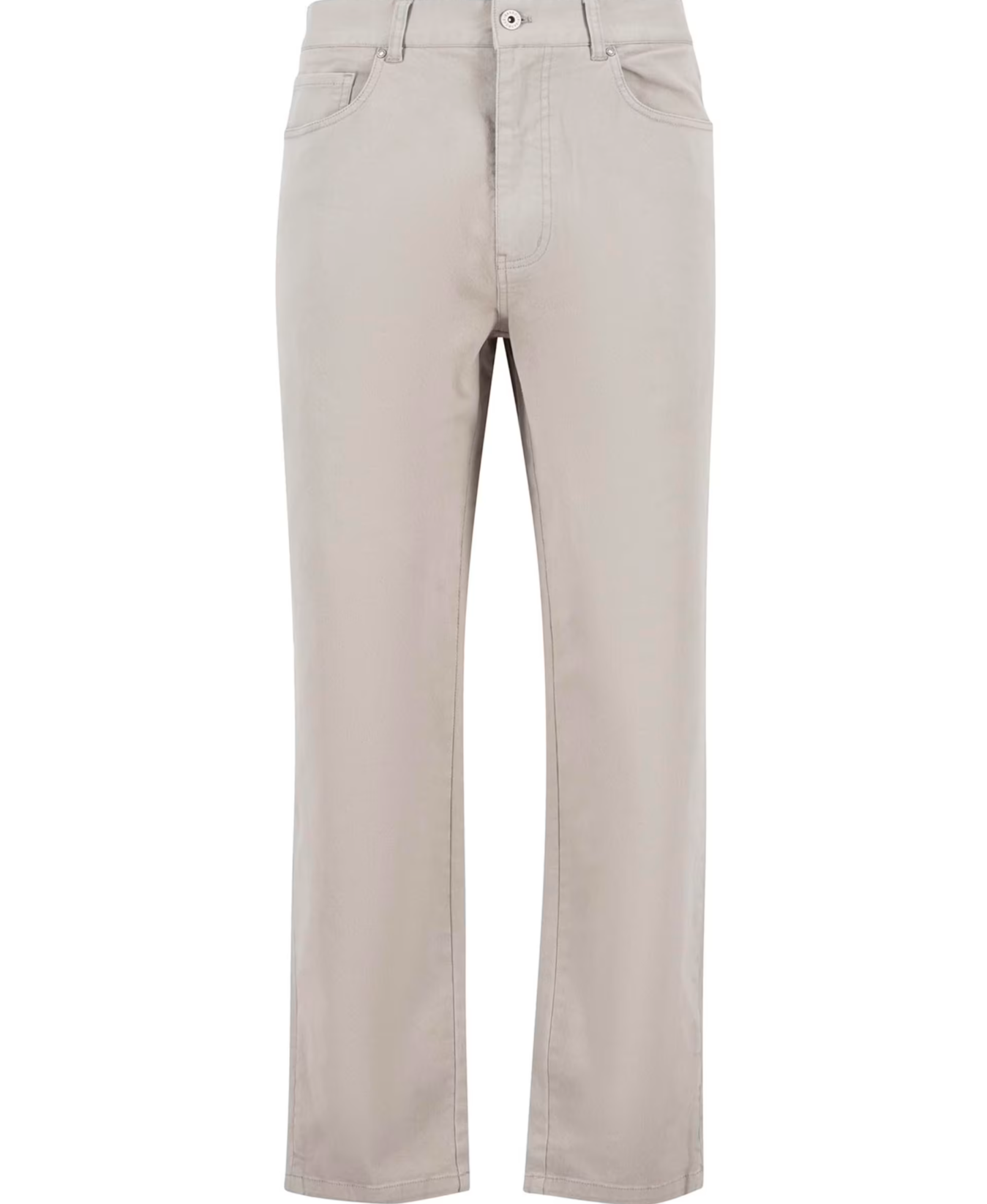 Washed Stretch Twill Regular Fit Trouser