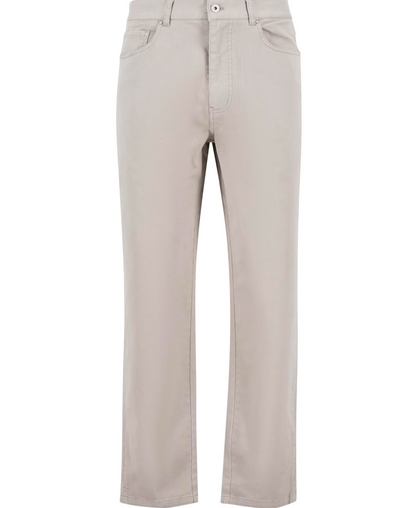 Washed Stretch Twill Regular Fit Trouser