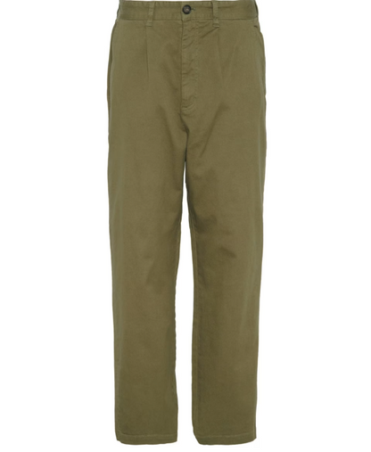 Washed Stretch Twill Relaxed Fit Trouser