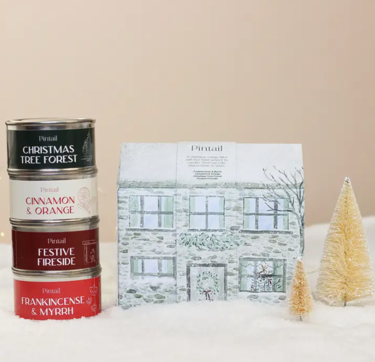 Christmas Candles Holiday Gift Set