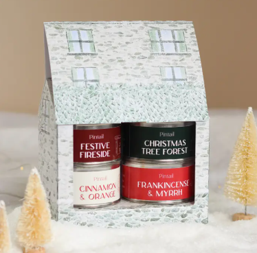 Christmas Candles Holiday Gift Set