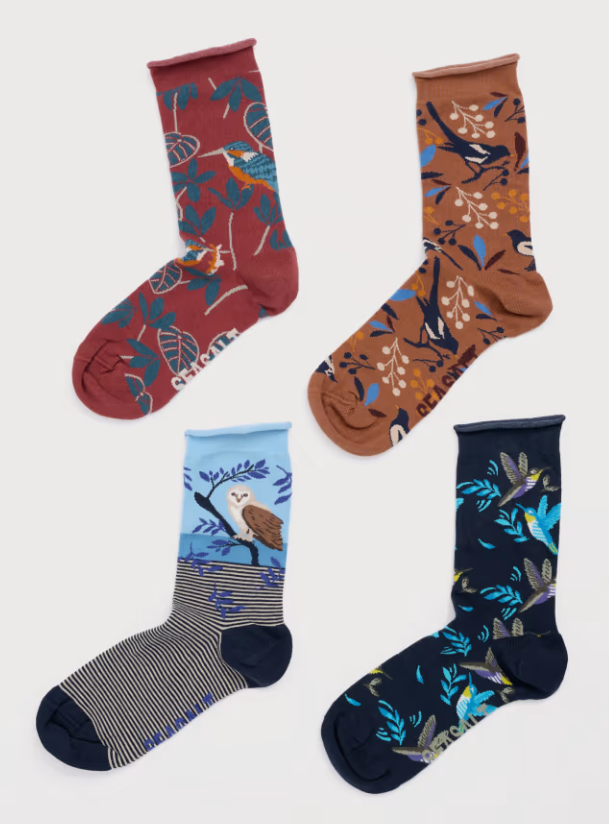 Gift Box of 4 Women's Arty Socks