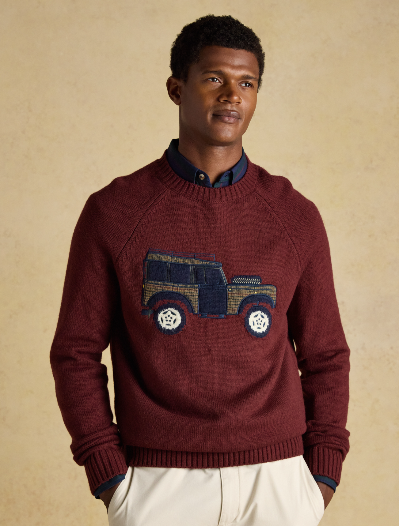 Joules Offroad Crew Neck Jumper Burgundy – Jobsons of Alnwick Limited