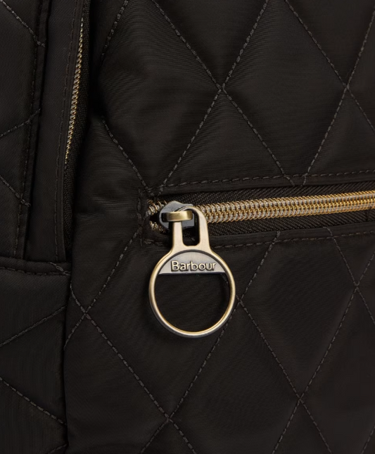 Barbour Quilted Backpack Olive