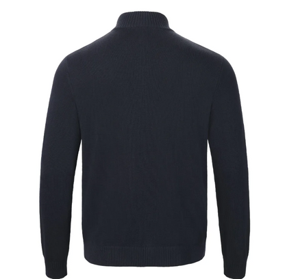 1/4 Zip Neck Knitted Sweater