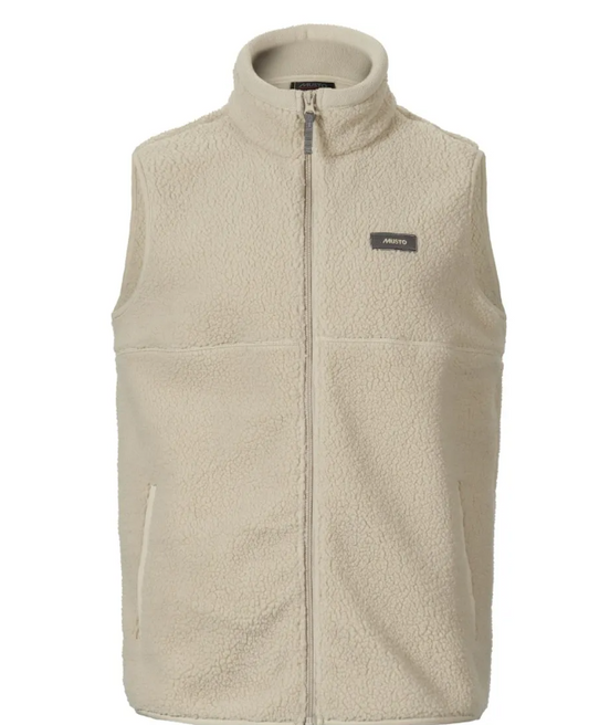 Musto Cove Deep Pile Fleece Vest Pure Cashmere