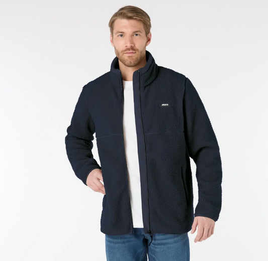 Musto Cove Deep Pile Fleece Jacket Navy