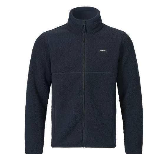 Musto Cove Deep Pile Fleece Jacket Navy