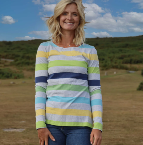 Women's Striped Breton Top