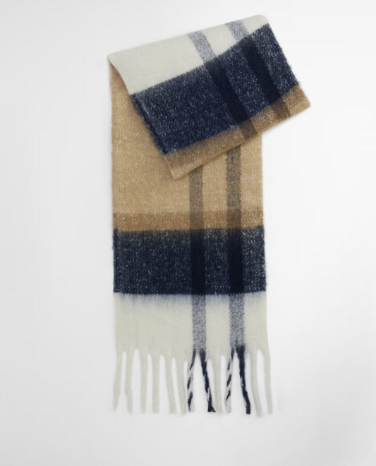 Isla Tartan Boucle Scarf
