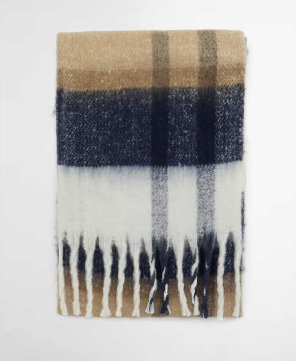 Isla Tartan Boucle Scarf