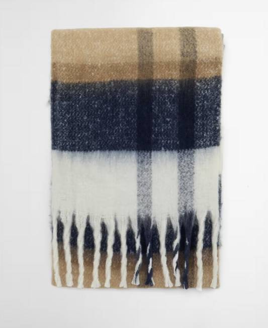 Isla Tartan Boucle Scarf