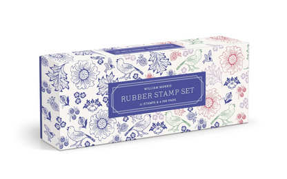 William Morris Rubber Stamp Set: