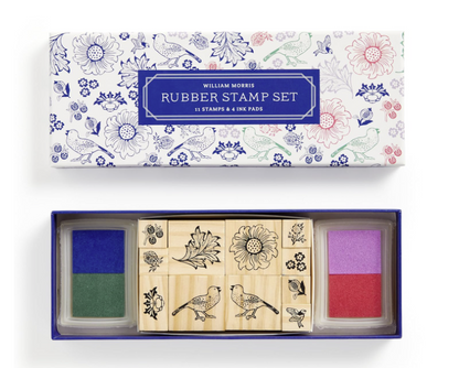 William Morris Rubber Stamp Set: