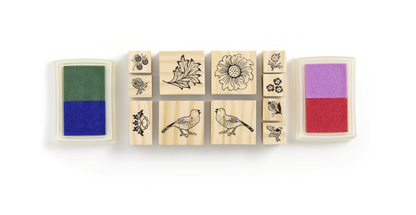 William Morris Rubber Stamp Set: