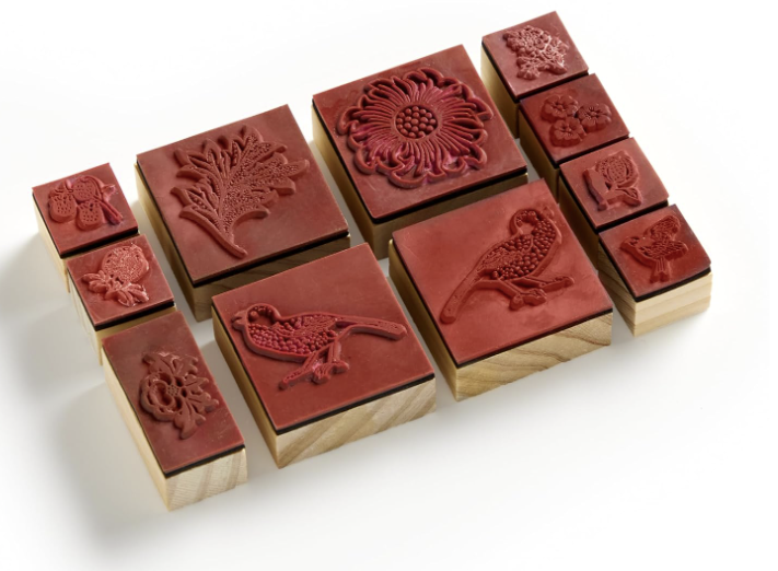 William Morris Rubber Stamp Set: