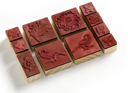 William Morris Rubber Stamp Set: