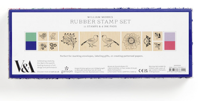William Morris Rubber Stamp Set: