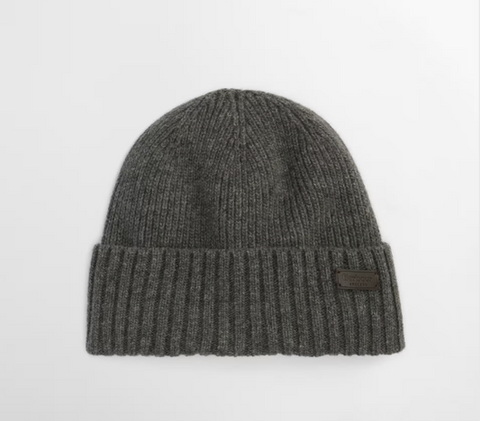 Barbour Carlton Beanie & Gloves Gift Set Grey