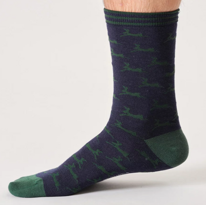 Mens Woodland Socks Gift Bag