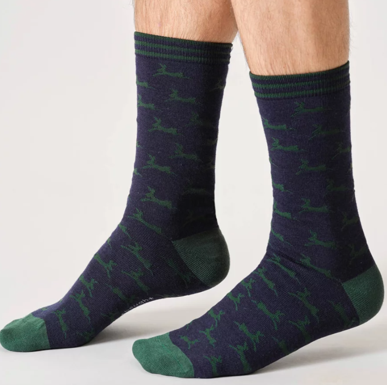 Mens Woodland Socks Gift Bag