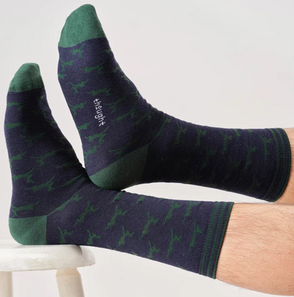 Mens Woodland Socks Gift Bag