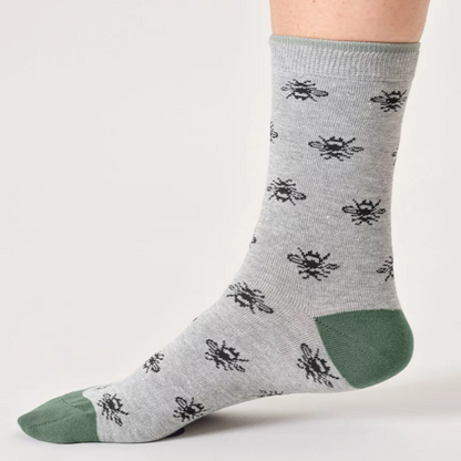 Women's Bee Pack of 2 Pairs of Socks In A Bag