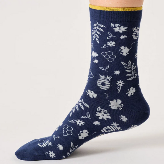 Thought Socks Women's Bee Pack of 2 Pairs of Socks In A Bag