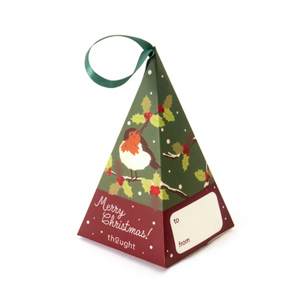 Women's Christmas Tree Socks Hanging Gift Box