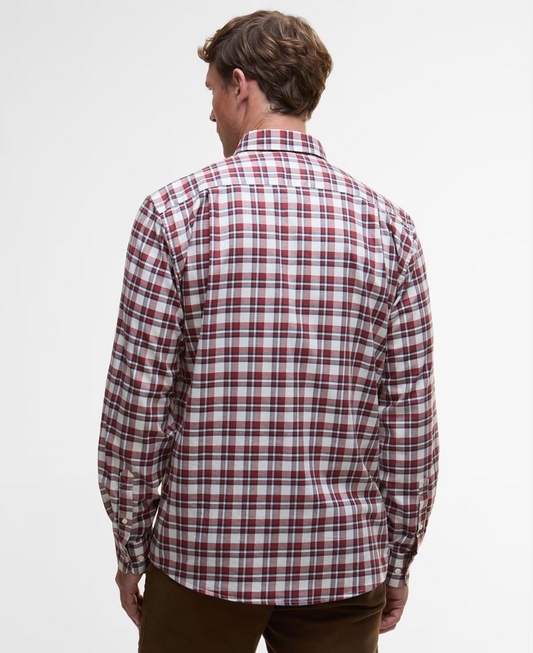 Barbour Turville Regular Fit Shirt Fired Brick
