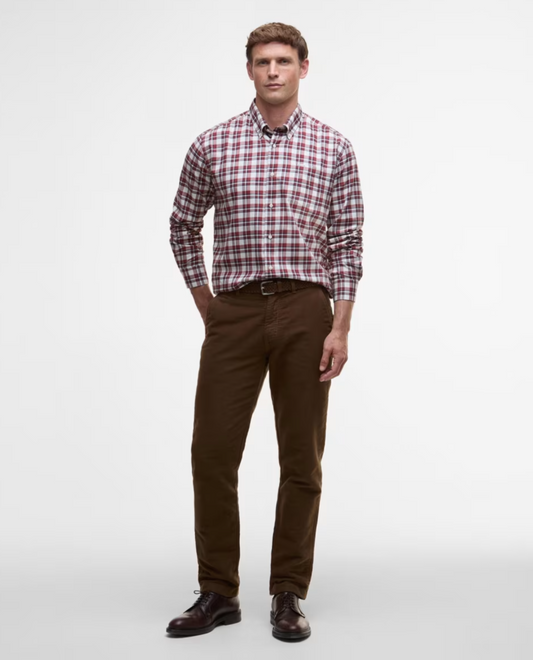 Barbour Turville Regular Fit Shirt Fired Brick