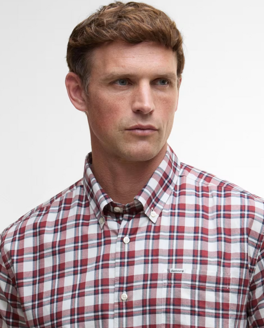Barbour Turville Regular Fit Shirt Fired Brick