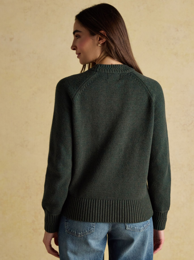 Rutland Green Intarsia 4x4 Jumper