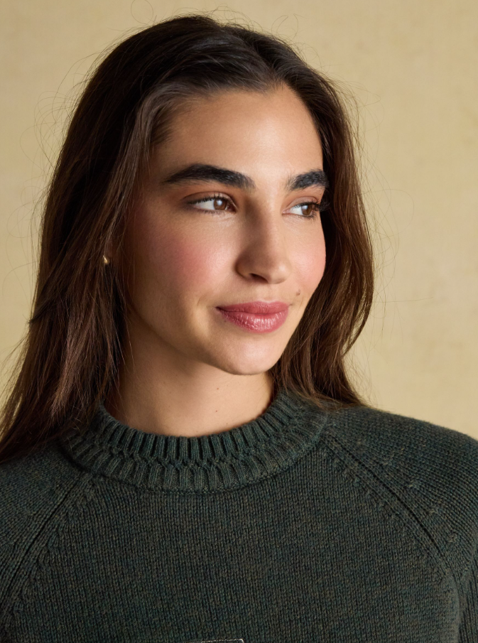 Rutland Green Intarsia 4x4 Jumper