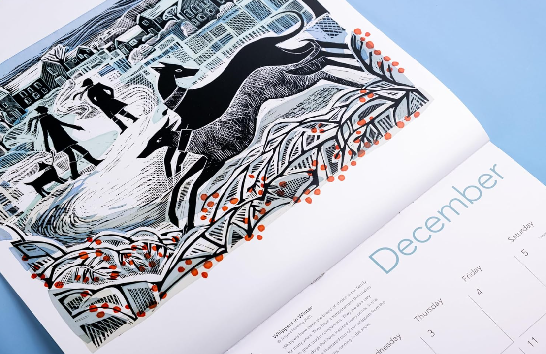 Angela Harding 2026 Wall Calendar