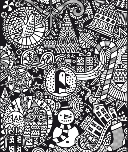 Christmas Magic Painting Book