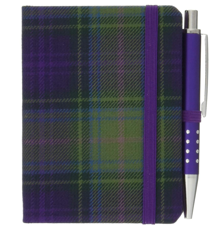 Tartan Notebook With Pen