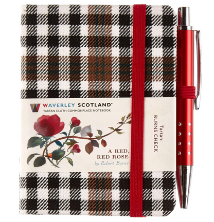 Tartan Notebook With Pen