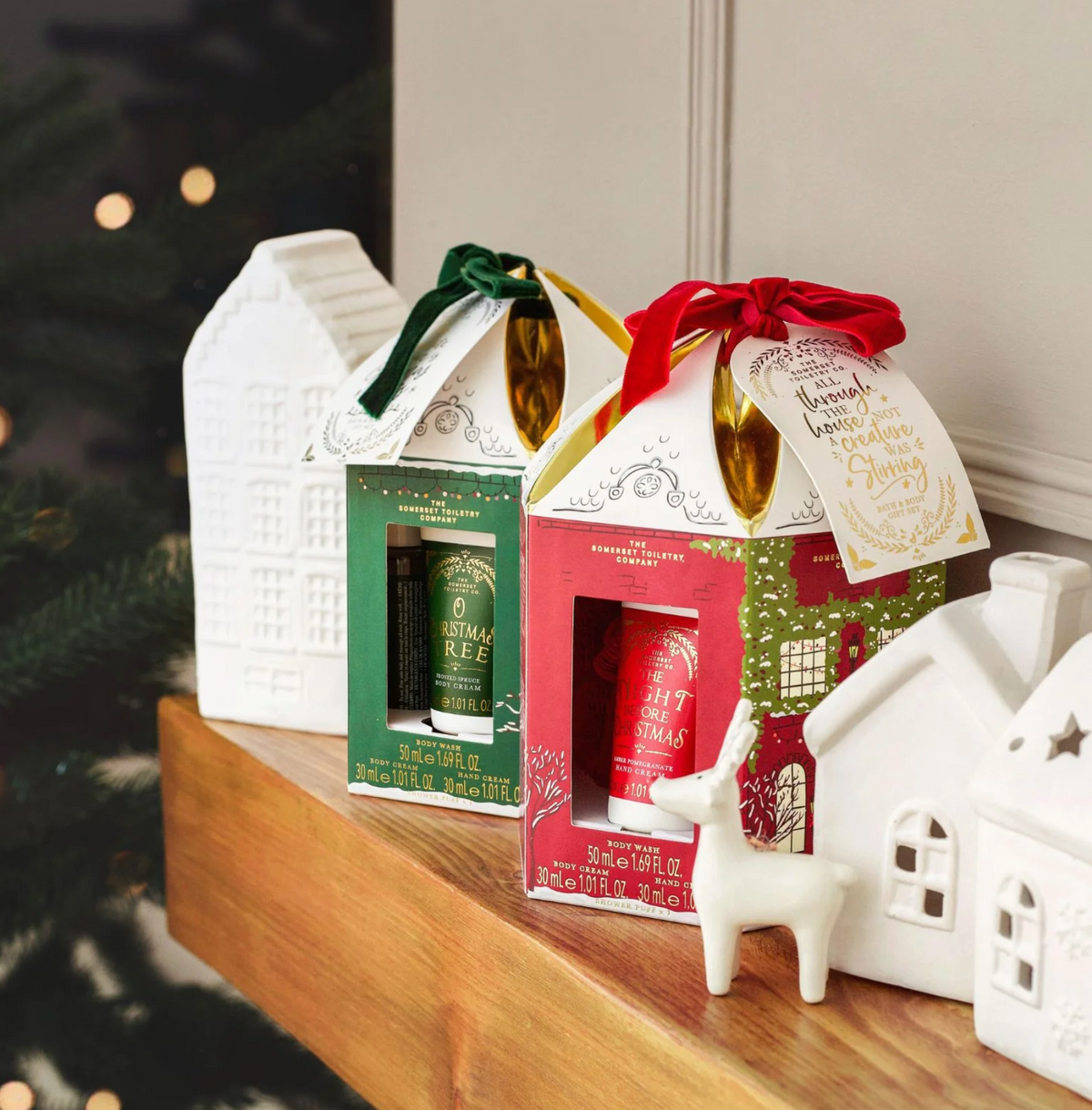 The Somerset Toiletry Co. Frosted Spruce Mini Festive Pamper Set