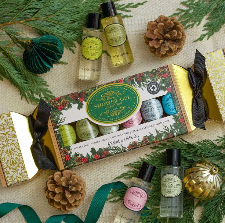 Naturally European Mini Shower Gel Cracker Collection