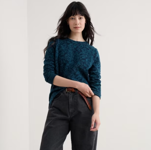 Gwennol Jacquard Jersey Top