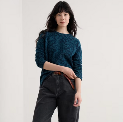 Gwennol Jacquard Jersey Top