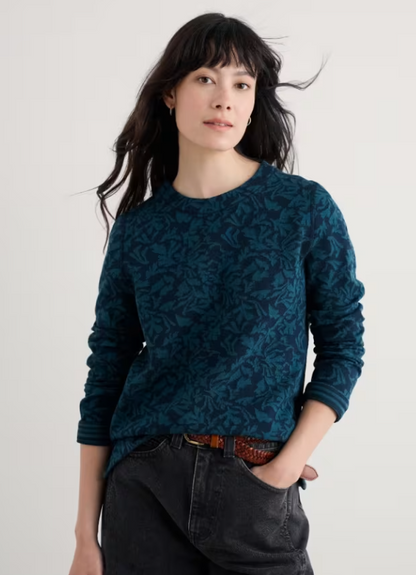 Gwennol Jacquard Jersey Top