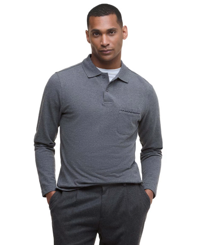 Furness Long Sleeved Tailored Polo Shirt
