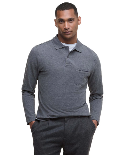 Furness Long Sleeved Tailored Polo Shirt