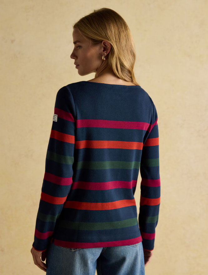 Harbour Navy Stripe Breton Top