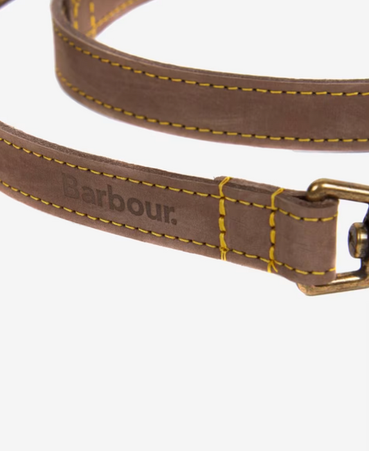 Barbour Leather Dog Lead Brown
