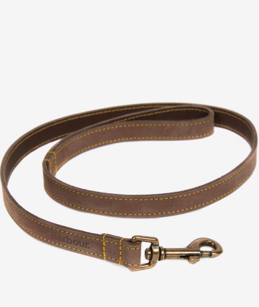 Barbour Leather Dog Lead Brown