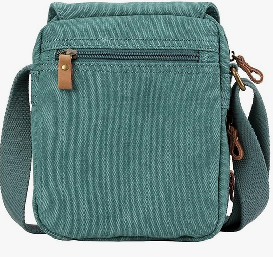 Troop Classic Canvas Across Body Bag Turquoise